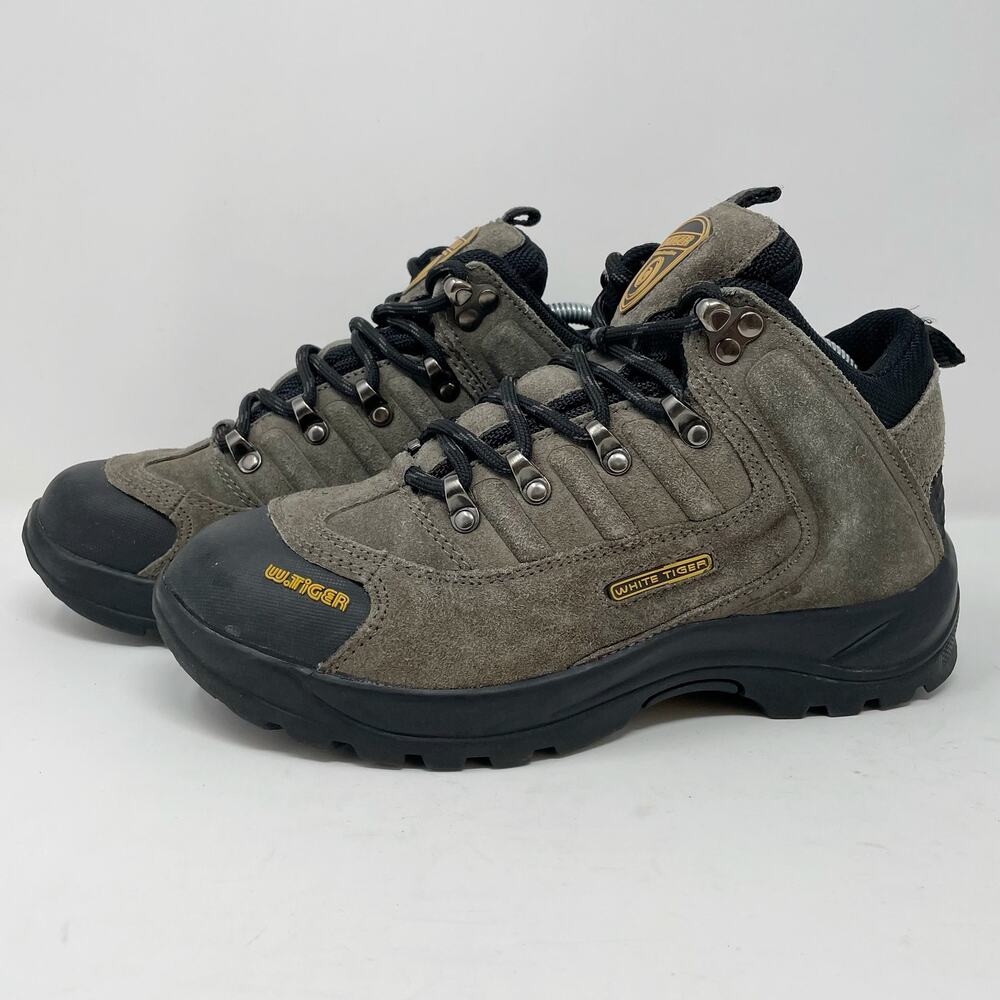 White Tiger Suede High Top Hiking Boots Youth Size 5